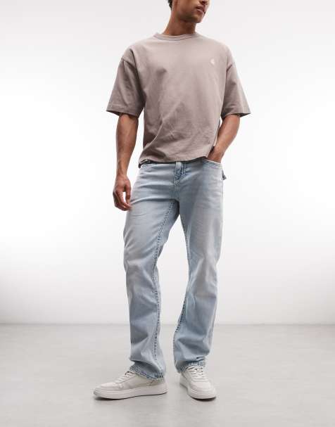 True Religion - Ricky - Smalle jeans met flapzakken in lichtblauwe wassing - view 1