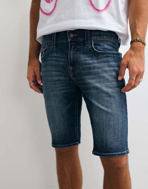 True Religion Ricky standard-fit denim short in middenblauw, 5 van 5