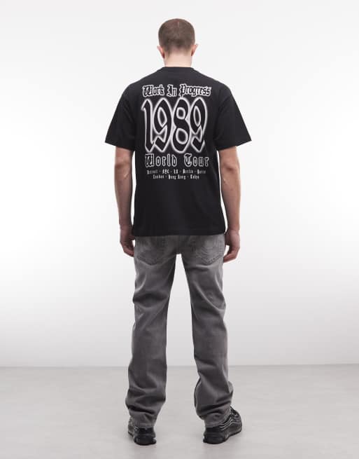 True Religion ricky straight jeans in grey chalk wash, 2 of 5