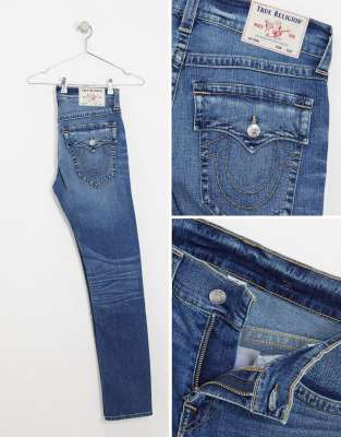 true religion skinny flap jeans