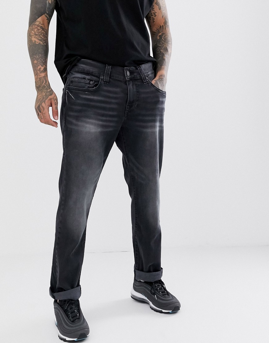 True Religion - Rocco - Jeans slim lavaggio grigio
