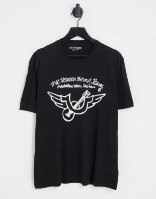 True Religion True Religion short sleeve relaxed fit t-shirt in black