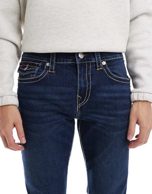 True Religion slim jeans in dark blue ASOS