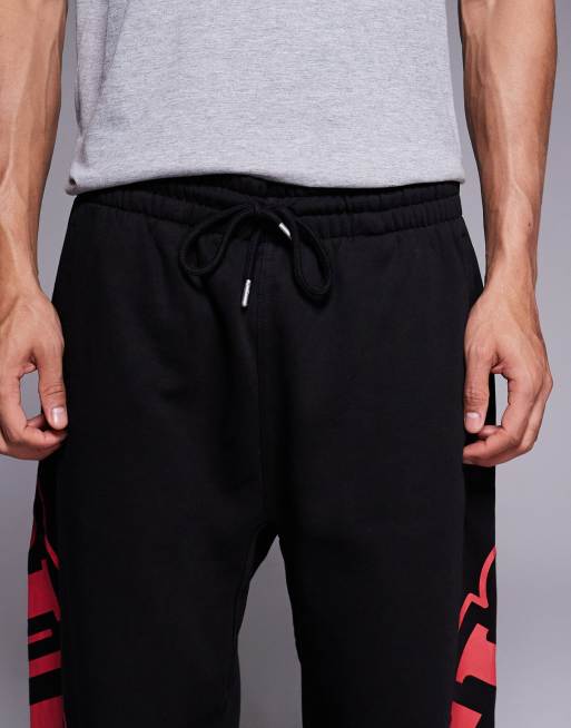 True Religion – Svarta mjukisbyxor med logga och dragkedja, del av set, 4 av 5