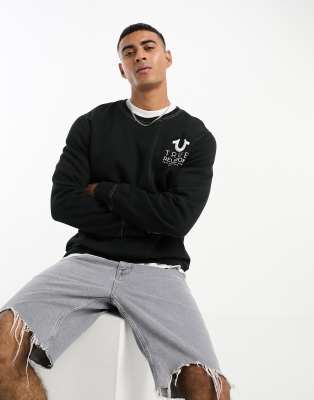 True Religion sweat in black