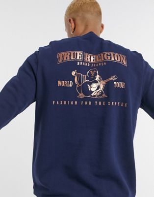 true religion blue sweatsuit