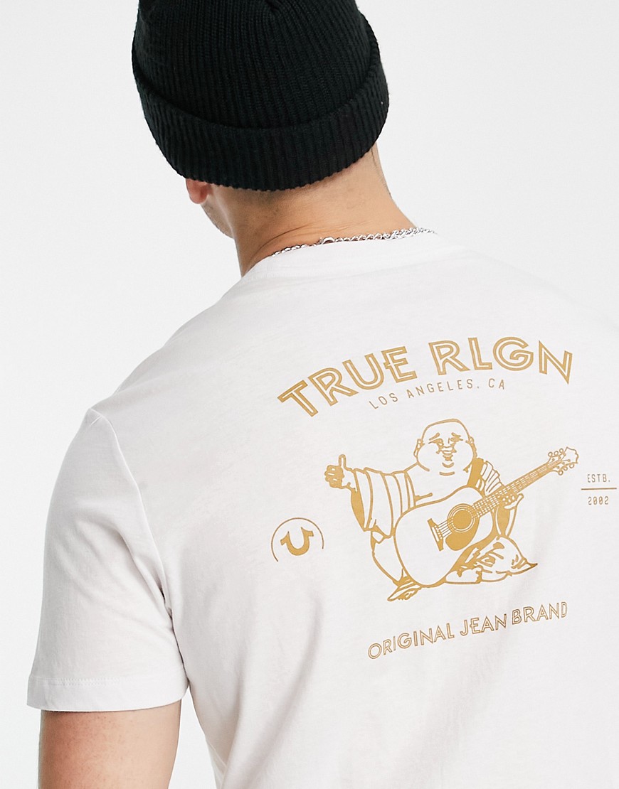 T-shirt bianca con stampa sul retro-Bianco - True Religion T-shirt donna  - immagine3