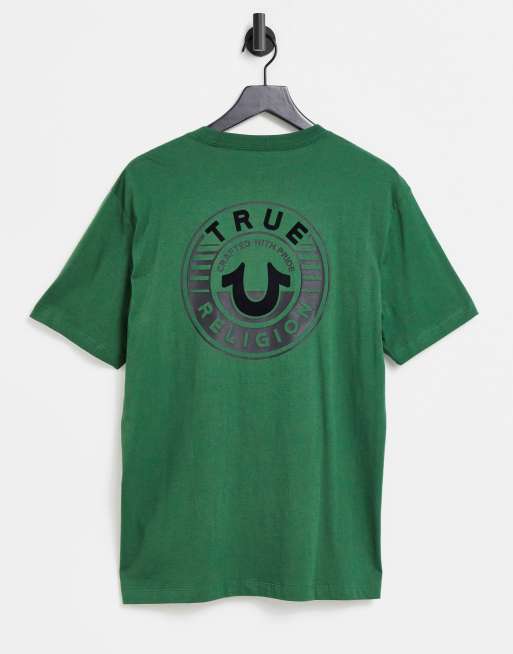 Olive green best sale true religion shirt