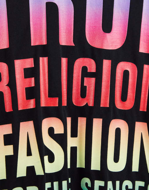 True Religion - T-shirt imprimé « Fashion For The Senses », 3 de 4