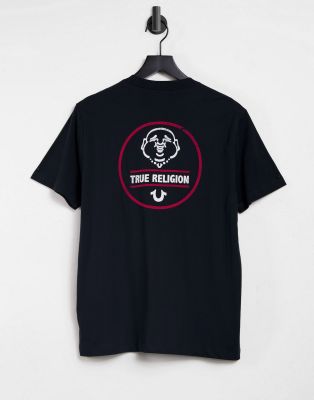 true religion black tee