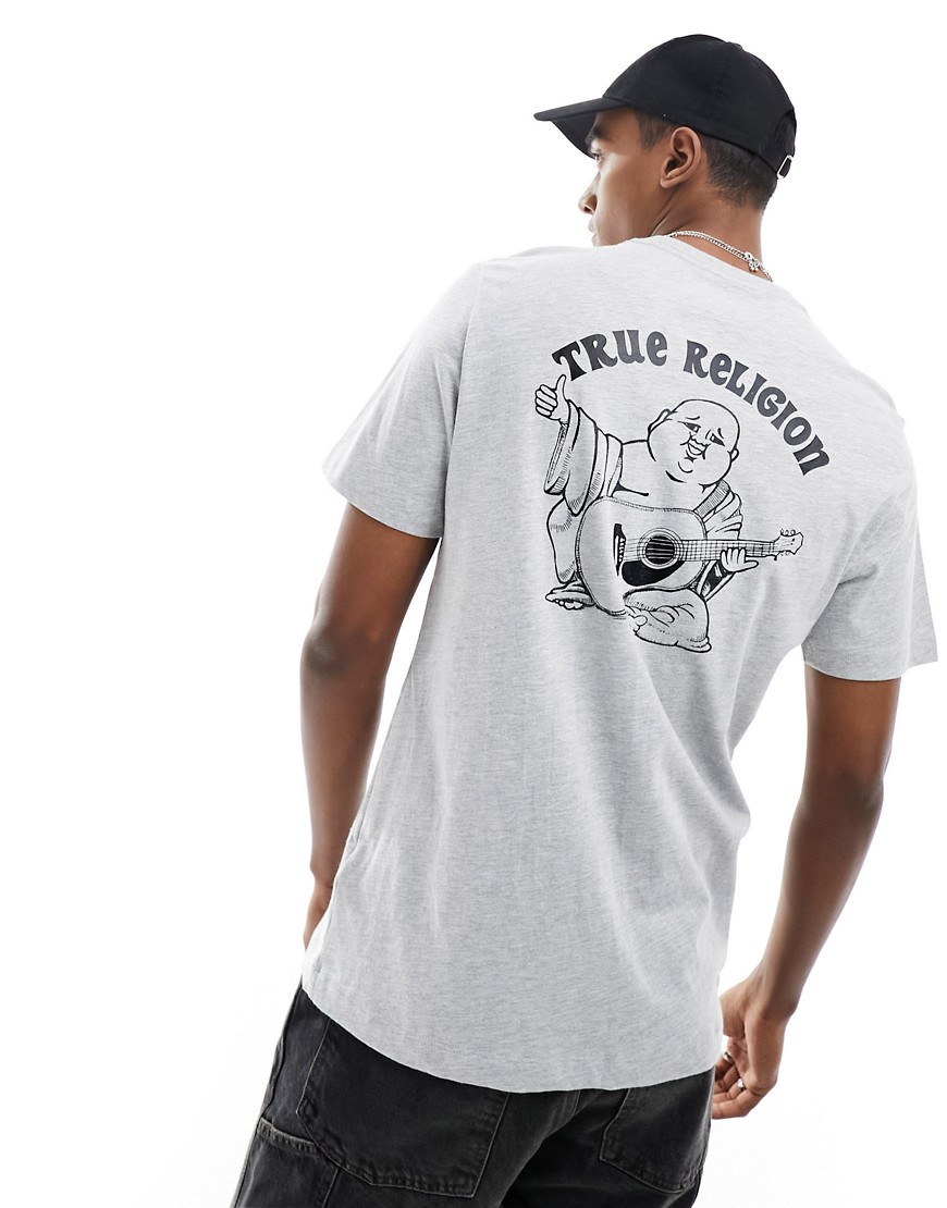True Religion t-shirt in grey-Neutral