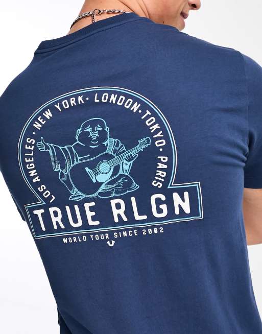 black and blue true religion shirt