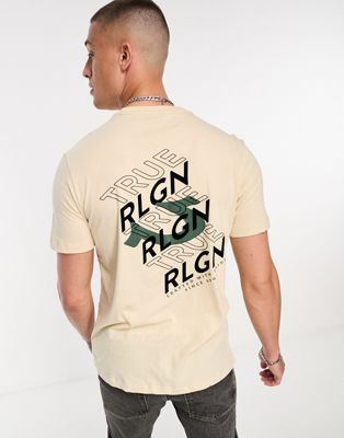 True Religion t-shirt in stone