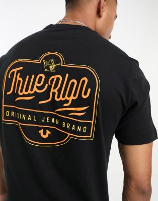 True Religion t-shirt in black - ASOS Price Checker