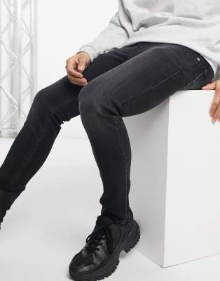 mens black skinny jean