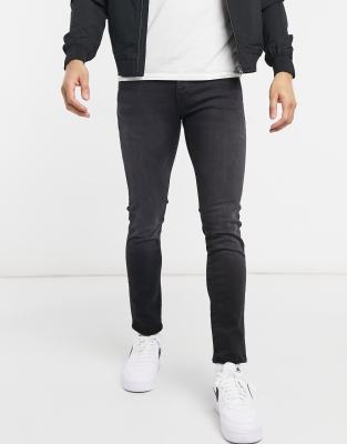 black slim fit true religion jeans