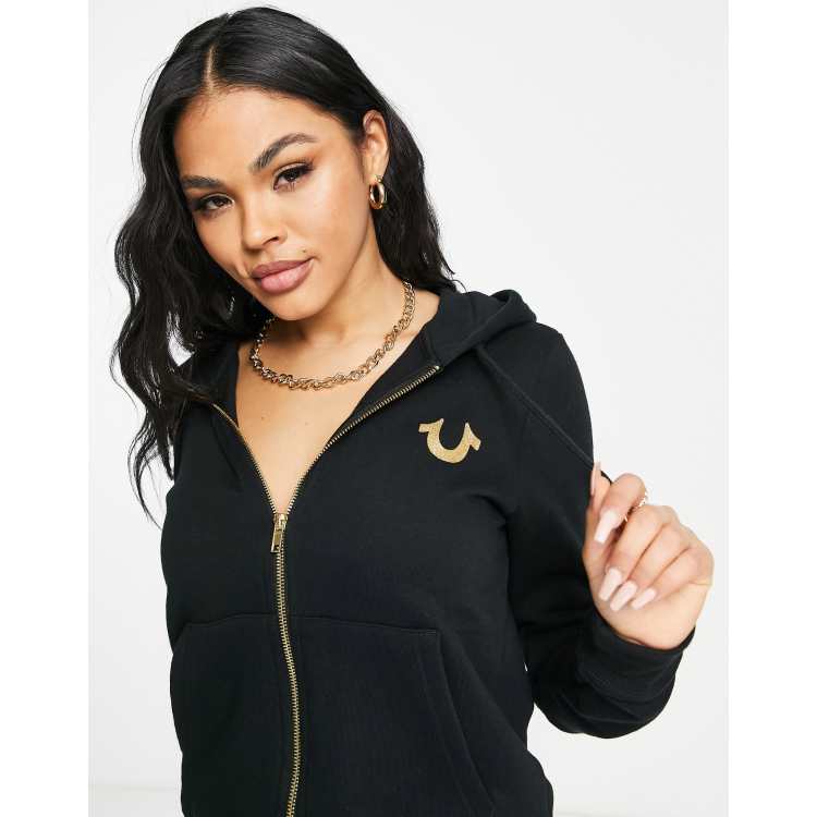 True religion womens store zip up hoodie