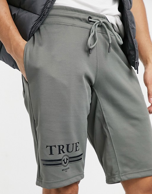 True Religion true retro jersey shorts