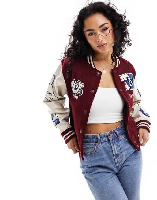 True religion bomber sales jacket womens