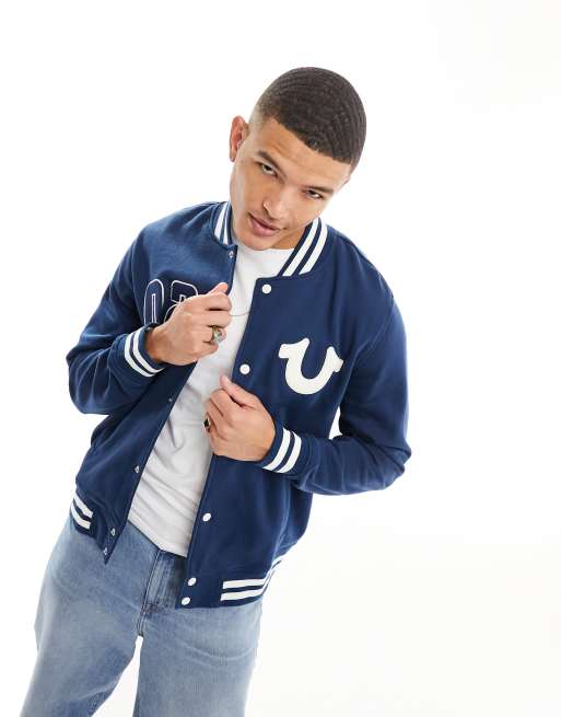 True religion 2024 varsity jacket mens