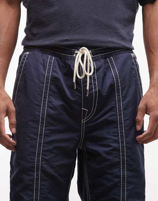 True Religion - Vinny Big T - Pantalon en nylon - Bleu indigo, 5 de 5