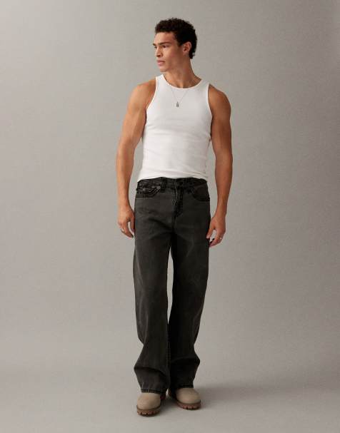 True Religion - Vinny - Ultra baggy denim jeans in grijze wassing - view 1