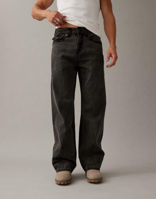 True Religion - Vinny - Ultra baggy denim jeans in grijze wassing, 2 van 7