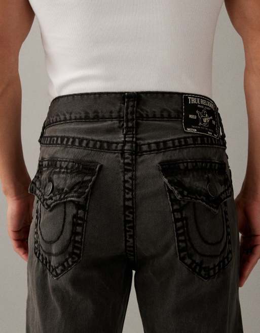 True Religion - Vinny - Ultra baggy denim jeans in grijze wassing, 3 van 7