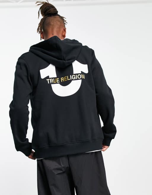 True Religion Brand Jeans - The Big T Logo Zip Hoodie will always