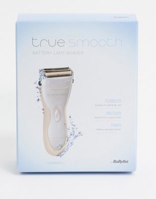 True Smooth – Batteriebetriebener Damen-Rasierer für trockene und nasse Anwendung-Keine Farbe