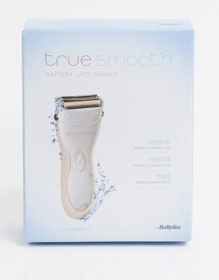 True Smooth Wet and Dry Battery Lady Shaver-No colour