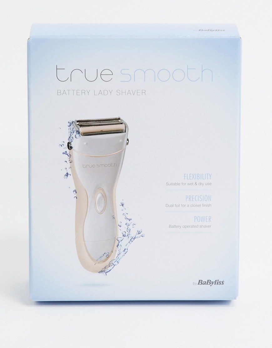 True Smooth Wet and Dry Battery Lady Shaver-No colour