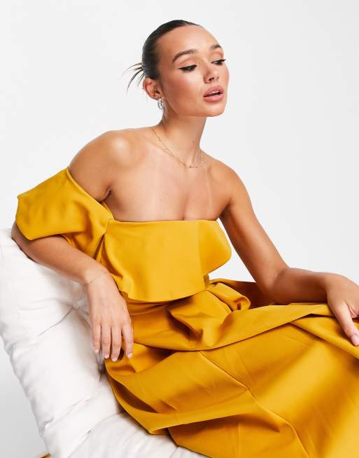 Asos 2024 ochre dress