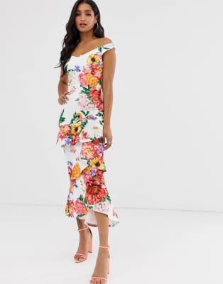 midaxi bodycon dress