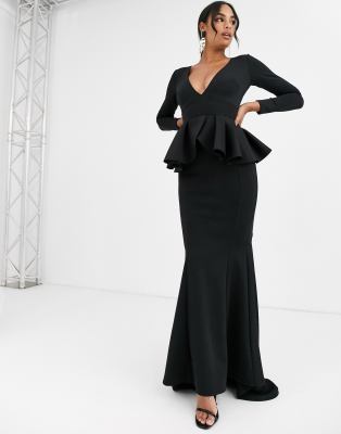 dior black gown