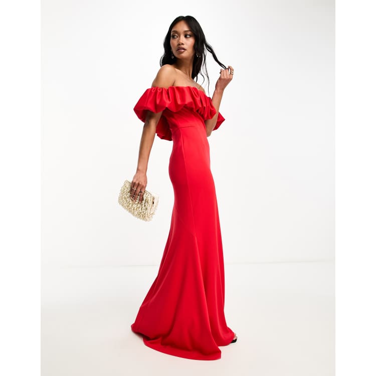 Coast red maxi outlet dress