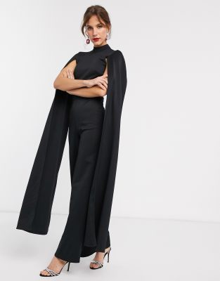 jumpsuit with waist cape