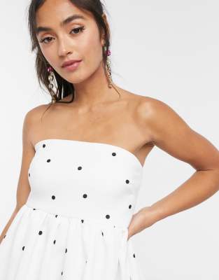 true violet polka dot dress