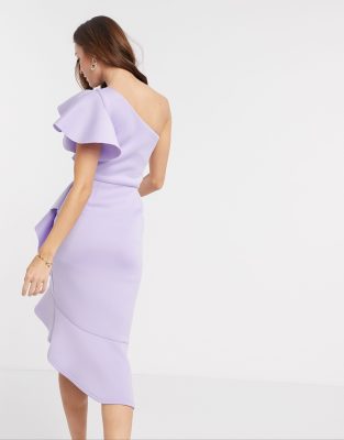 asos violet dress
