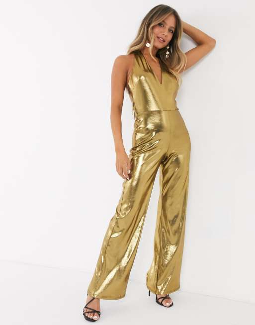 Asos 2024 metallic jumpsuit