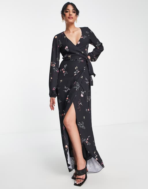 True store wrap dress