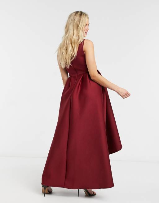 pink halter bridesmaid dresses Jasmine Halter Midi Dress ~ Dusty Blush Crisp M main image 1