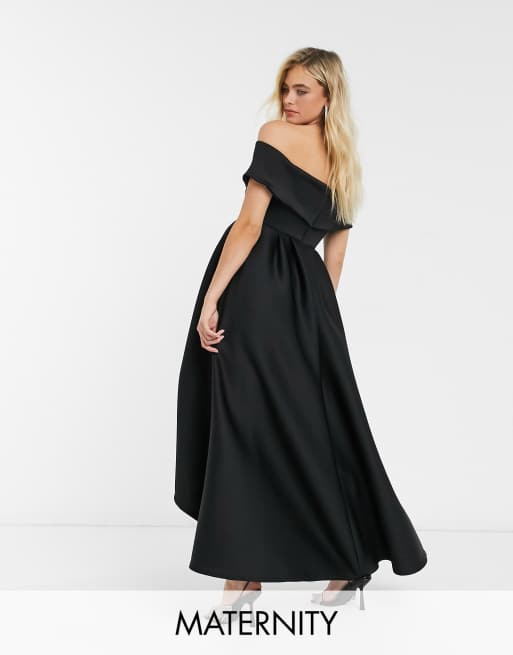 Asos black hotsell prom dress