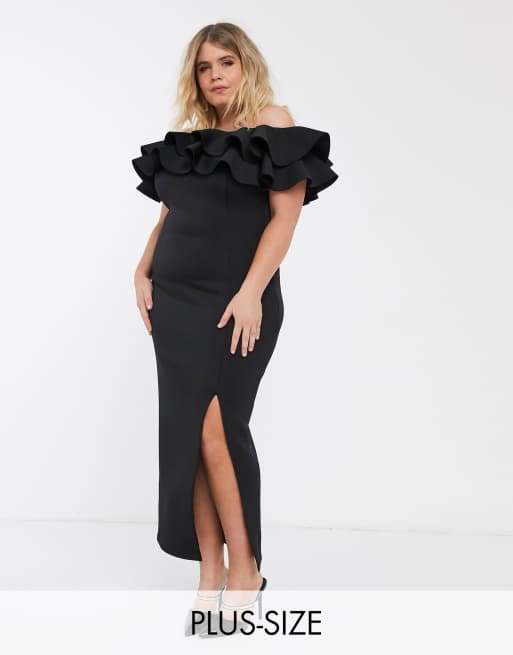 true violet black label dress