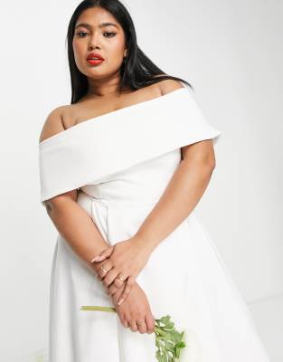 asos plus bridal