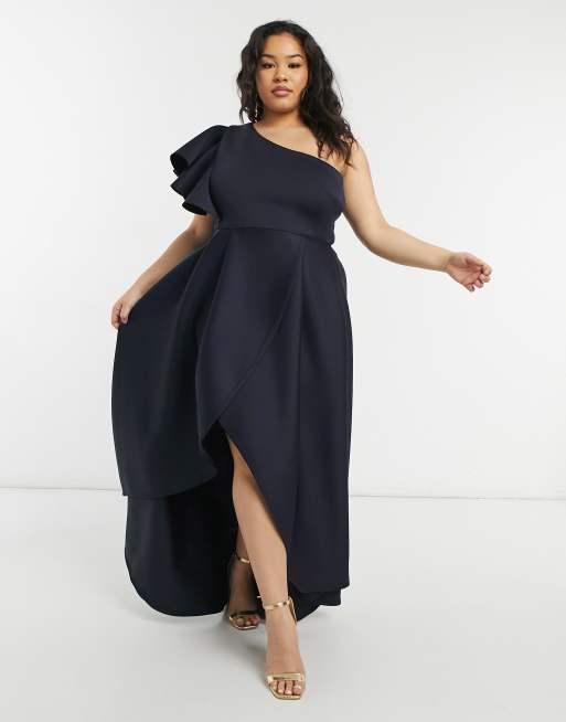 High low maxi cheap dress plus size