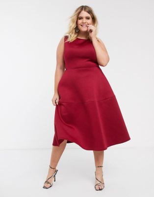 midi length plus size dresses