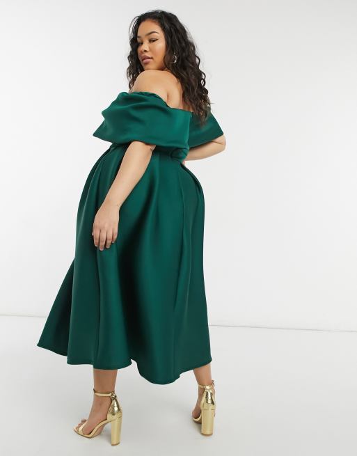 Green prom cheap dress asos