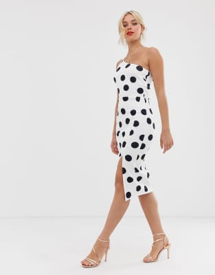 true violet polka dot dress