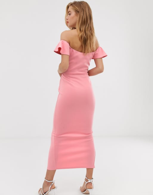 True Violet - Schouderloze midaxi-jurk met gedrapeerde ruches, 2 van 4